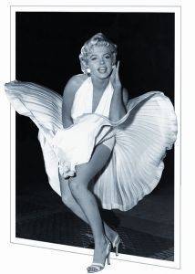 3D POSTER MARILYN MONROE DRESS 47 X 67 CM