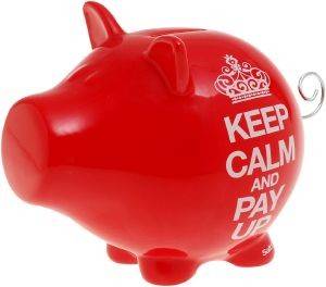 KOYMΠΑΡΑΣ SALT & PEPPER KEEP CALM OINK ΚΟΚΚΙΝΟΣ KOYMΠΑΡΑΣ SALT & PEPPER KEEP CALM OINK ΚΟΚΚΙΝΟΣ