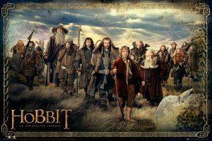 POSTER THE HOBBIT: AN UNEXPECTED JOURNEY - CAST  61 X 91.5 CM