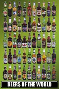 POSTER BEERS OF THE WORLD 61 X 91.5 CM POSTER BEERS OF THE WORLD 61 X 91.5 CM