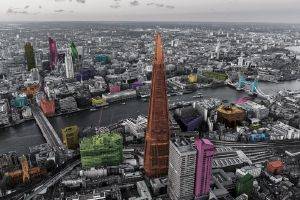 POSTER LONDON COLOUR SPLASH 61 X 91.5 CM POSTER LONDON COLOUR SPLASH 61 X 91.5 CM
