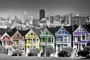 POSTER RAINBOW ROW 61 X 91.5 CM POSTER RAINBOW ROW 61 X 91.5 CM