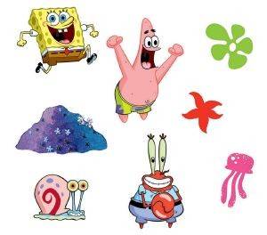 ΦΙΓΟΥΡΕΣ ΤΟΙΧΟΥ HOLLYTOON SPONGEBOB (24TEM) ΦΙΓΟΥΡΕΣ ΤΟΙΧΟΥ HOLLYTOON SPONGEBOB (24TEM)