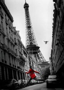 POSTER LA VESTE ROUGE 100X140CM POSTER LA VESTE ROUGE 100X140CM