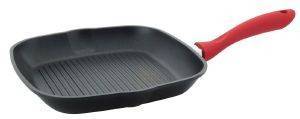 ΓΚΡΙΛΙΕΡΑ ΑΝΤΙΚΟΛΛΗΤΙΚΗ IZZY CUCINA ROSSA 28CM ΓΚΡΙΛΙΕΡΑ ΑΝΤΙΚΟΛΛΗΤΙΚΗ IZZY CUCINA ROSSA 28CM