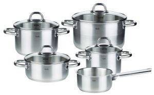 ΣΕΤ ΜΑΓΕΙΡΙΚΩΝ ΣΚΕΥΩΝ FISSLER KORFU ΑΝΟΞΕΙΔΩΤΟ 5ΤΜΧ ΣΕΤ ΜΑΓΕΙΡΙΚΩΝ ΣΚΕΥΩΝ FISSLER KORFU ΑΝΟΞΕΙΔΩΤΟ 5ΤΜΧ