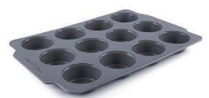 ΦΟΡΜΑ GREENPAN BOSTON ΓΙΑ MUFFINS ΓΚΡΙ 12ΘΕΣΕΩΝ ΦΟΡΜΑ GREENPAN BOSTON ΓΙΑ MUFFINS ΓΚΡΙ 12ΘΕΣΕΩΝ
