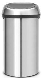   BRABANTIA TOUCH BIN  BRILLIANT STEEL    60LT