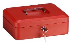 ARREGUI ΦΟΡΗΤΟ ΤΑΜΕΙΟ ARREGUI CASH BOX 3 KOKKINO 25Χ11,5Χ9CM