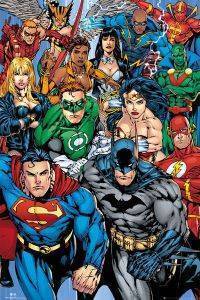 POSTER DC-COMICS-COLLAGE 61 X 91.5 CM