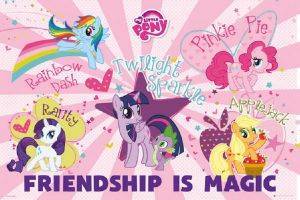 POSTER MY-LITTLE-PONY-FRIENDSHIP-IS-MAGIC 61 X 91.5 CM POSTER MY-LITTLE-PONY-FRIENDSHIP-IS-MAGIC 61 X 91.5 CM