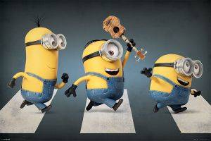 POSTER  MINIONS ROAD 61 X 91.5 CM