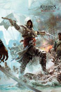 POSTER ASSASSINS-CREED-4-EDWARD 61 X 91.5 CM POSTER ASSASSINS-CREED-4-EDWARD 61 X 91.5 CM