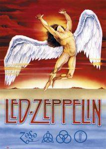 POSTER LED-ZEP-SWANSONG  61 X 91.5 CM