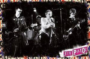 POSTER  SEX-PISTOLS-ON-STAGE  61 X 91.5 CM