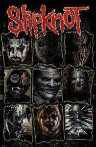 POSTER  SLIPKNOT-FACES 61 X 91.5 CM