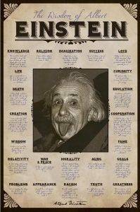 POSTER  EINSTEIN  61 X 91.5 CM