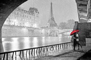 POSTER PARIS-NOTRE-DAME-KISS  61 X 91.5 CM