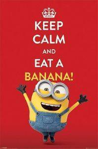 POSTER MINIONS KEEP CALM 61 X 91.5 CM