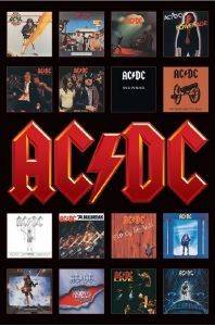 POSTER AC/DC ALBUM COVERS 61 X 91.5 CM