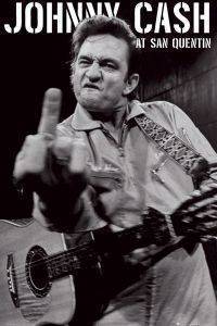 POSTER JOHNNY CASH AT SAN QUENTIN 61 X 91.5 CM POSTER JOHNNY CASH AT SAN QUENTIN 61 X 91.5 CM