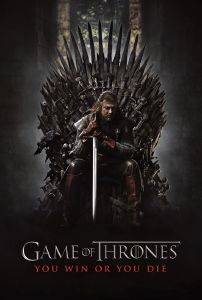 POSTER GAME OF THRONES YOY WIN OR YOU DIE 61 X 91.5 CM