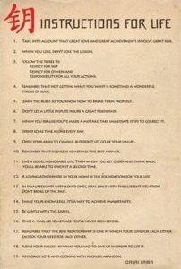 POSTER INSTRUCTIONS FOR LIFE 61 X 91.5 CM POSTER INSTRUCTIONS FOR LIFE 61 X 91.5 CM