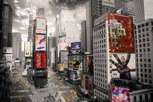 POSTER NEW YORK TIMES SQUARE 61 X 91.5 CM