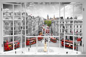 POSTER LONDON WINDOW 61 X 91.5 CM POSTER LONDON WINDOW 61 X 91.5 CM