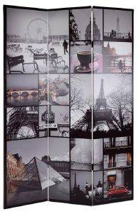 ΠΑΡΑΒΑΝ INART ΚΑΜΒΑΣ PRINTED PARIS 120X2X180CM ΠΑΡΑΒΑΝ INART ΚΑΜΒΑΣ PRINTED PARIS 120X2X180CM