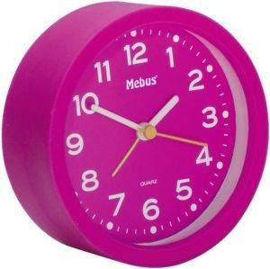 MEBUS 27210 QUARZ ALARM CLOCK PINK