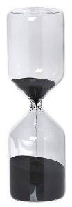 ΚΛΕΨΥΔΡΑ ESPIEL ΜΕ ΜΑΥΡΗ ΑΜΜΟ 60MIN 24CM ΚΛΕΨΥΔΡΑ ESPIEL ΜΕ ΜΑΥΡΗ ΑΜΜΟ 60MIN 24CM