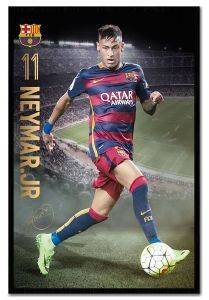 POSTER BARCELONA NEYMAR ACTION  61 X 91.5 CM