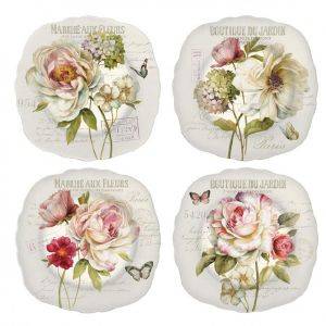 ΣΕΤ ΠΙΑΤΑ ΓΛΥΚΟΥ ΜΑRVA FLEURS 20X20CM (4ΤΜΧ) ΣΕΤ ΠΙΑΤΑ ΓΛΥΚΟΥ ΜΑRVA FLEURS 20X20CM (4ΤΜΧ)