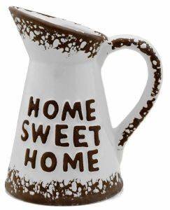 ΚΑΝΑΤΑ DREAM HOUSE COUNTRY STYLE ΚΕΡΑΜΙΚΟ ΛΕΥΚΟ 14X10CM ΚΑΝΑΤΑ DREAM HOUSE COUNTRY STYLE ΚΕΡΑΜΙΚΟ ΛΕΥΚΟ 14X10CM