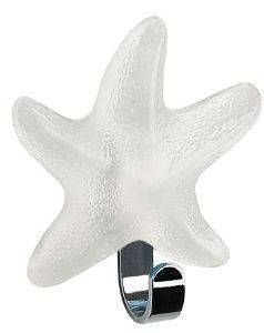 SPIRELLA ΚΡΕΜΑΣΤΡΑΚΙ SPIRELLA BATHDECO ΑΣΤΕΡΙΑΣ ΛΕΥΚΟ 7.5Χ8.5CM