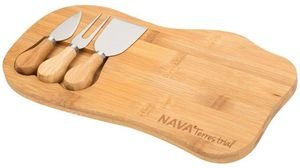ΕΠΙΦΑΝΕΙΑ ΚΟΠΗΣ ΤΥΡΙΩΝ NAVA TERRESTRIAL ΞΥΛΙΝΗ BAMBOO ΜΕ ΤΡΙΑ ΜΑΧΑΙΡΙΑ ΤΥΡΙΩΝ (33CM) ΕΠΙΦΑΝΕΙΑ ΚΟΠΗΣ ΤΥΡΙΩΝ NAVA TERRESTRIAL ΞΥΛΙΝΗ BAMBOO ΜΕ ΤΡΙΑ ΜΑΧΑΙΡΙΑ ΤΥΡΙΩΝ (33CM)