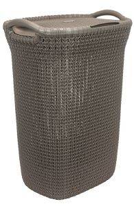 ΚΑΛΑΘΙ ΑΠΛΥΤΩΝ CURVER KNIT ΠΛΑΣΤΙΚΟ ΚΑΦΕ 57L 45X34X61CM ΚΑΛΑΘΙ ΑΠΛΥΤΩΝ CURVER KNIT ΠΛΑΣΤΙΚΟ ΚΑΦΕ 57L 45X34X61CM