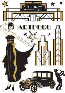   ART APPLIQUE ART DECO 50X70CM