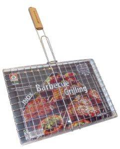 HOME-CAMP ΣΧΑΡΑ BBQ HOME-CAMP ΑΝΟΞΕΙΔΩΤΗ ΟΡΘΟΓΩΝΙΑ 40X28CM