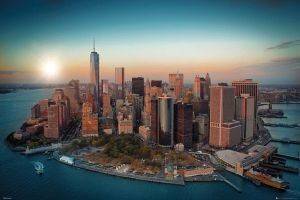 POSTER NEW-YORK-FREEDOM-TOWER-MANHATTAN 61 X 91.5 CM POSTER NEW-YORK-FREEDOM-TOWER-MANHATTAN 61 X 91.5 CM
