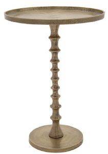 ΤΡΑΠΕΖΙ INART ΑΛΟΥΜΙΝΕΝΙΟ ΣΤΡΟΓΓΥΛΟ ΧΡΥΣΟ 47X47X61CM ΤΡΑΠΕΖΙ INART ΑΛΟΥΜΙΝΕΝΙΟ ΣΤΡΟΓΓΥΛΟ ΧΡΥΣΟ 47X47X61CM
