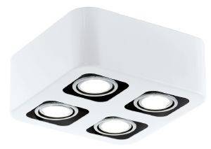 ΦΩΤΙΣΤΙΚΟ ΟΡΟΦΗΣ EGLO TORENO 93013 ΜΕΤΑΛΛΙΚΟ ΛΕΥΚΟ 24X24X9.5CM ΦΩΤΙΣΤΙΚΟ ΟΡΟΦΗΣ EGLO TORENO 93013 ΜΕΤΑΛΛΙΚΟ ΛΕΥΚΟ 24X24X9.5CM