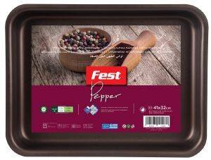 ΤΑΨΙ FEST PEPPER ΟΡΘΟΓΩΝΙΟ ΑΝΤΙΚΟΛΛΗΤΙΚΟ ΑΛΟΥΜΙΝΙΟ ΚΑΦΕ 41Χ32CM ΤΑΨΙ FEST PEPPER ΟΡΘΟΓΩΝΙΟ ΑΝΤΙΚΟΛΛΗΤΙΚΟ ΑΛΟΥΜΙΝΙΟ ΚΑΦΕ 41Χ32CM