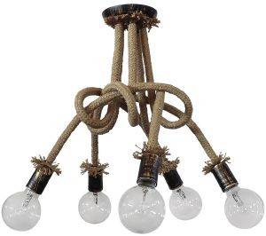 ��������� ������ HERONIA LIGHTING PLEX 5/L ROPE ������/������� ����/BRONZE 50X30CM