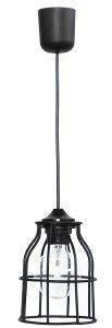 ΦΩΤΙΣΤΙΚΟ ΟΡΟΦΗΣ HERONIA LIGHTING FUN-10 1L ΜΕΤΑΛΛΙΚΟ ΜΑΥΡΟ 95X13CM