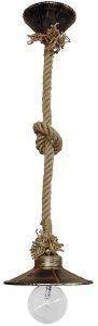   HERONIA LIGHTING NAPLES LP-150K-S ROPE 1L / /BRONZE 60X18.5CM