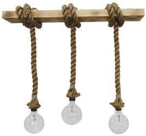   HERONIA LIGHTING MR-01 3/L RAGA DOWN ROPE / / 65X50X12CM