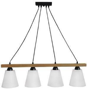   HERONIA LIGHTING FUN-01 RAGA WOOD 4L / // 80X80X16CM