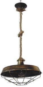   HERONIA LIGHTING US FACTORY 1/L ROPE // /BRONZE 75X37CM